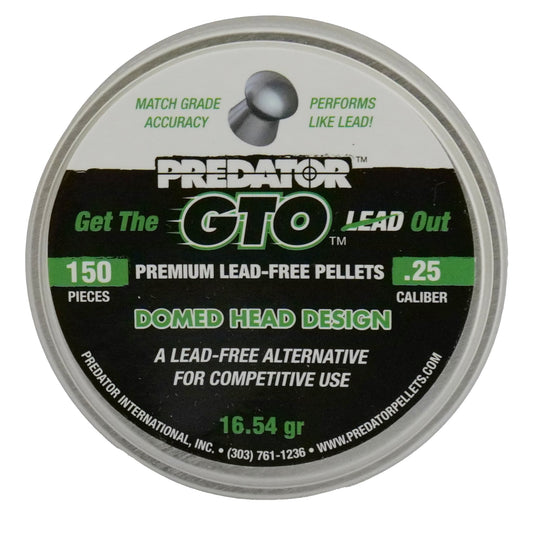 Predator GTO Lead - Free Pellets .25 - Atlas Airguns