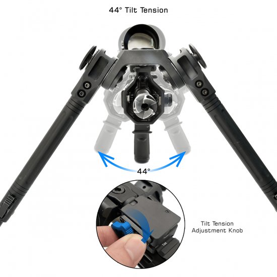 UTG® OVER BORE BIPOD, 7" - 11" - Atlas Airguns