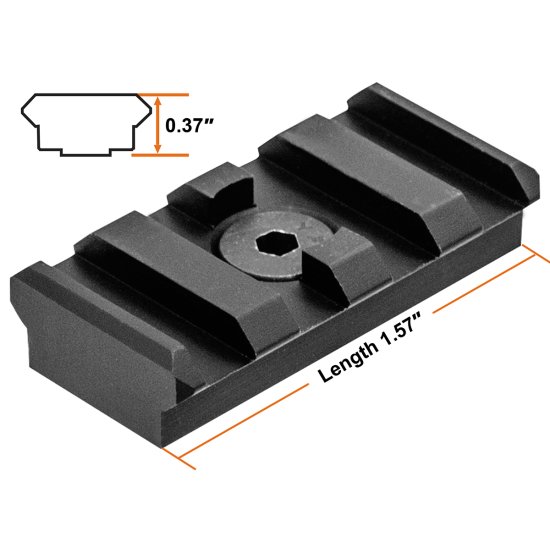 UTG PRO M - LOK Rail Section, 4 - slot - Atlas Airguns